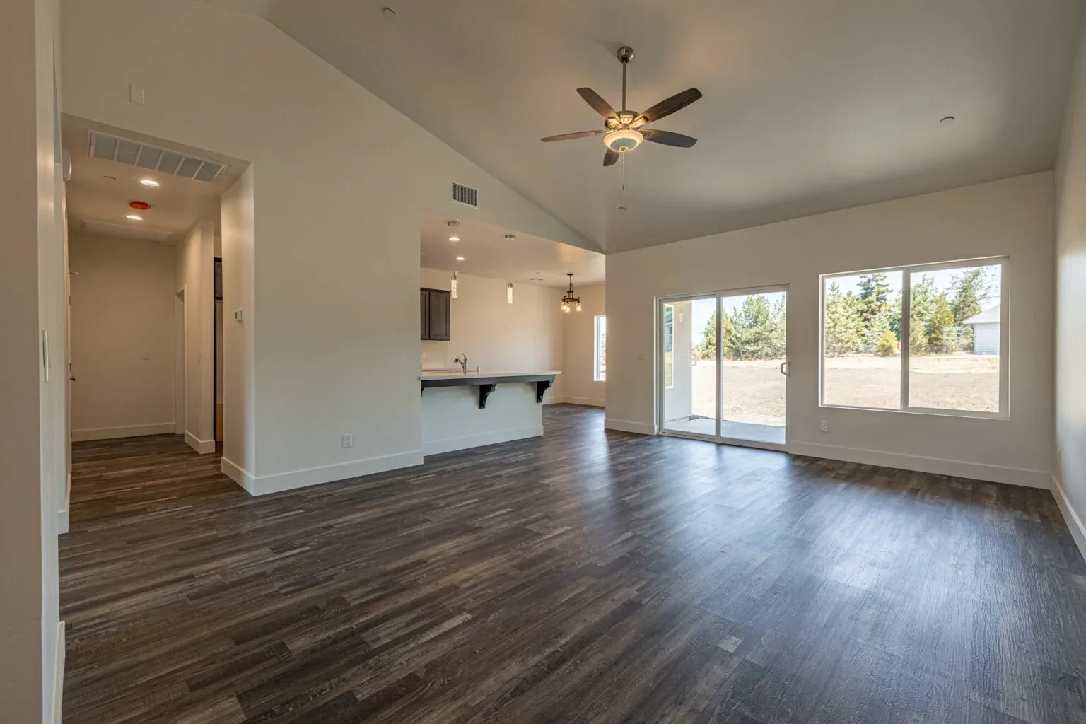 Sunset Retreat: Living room, alternate view